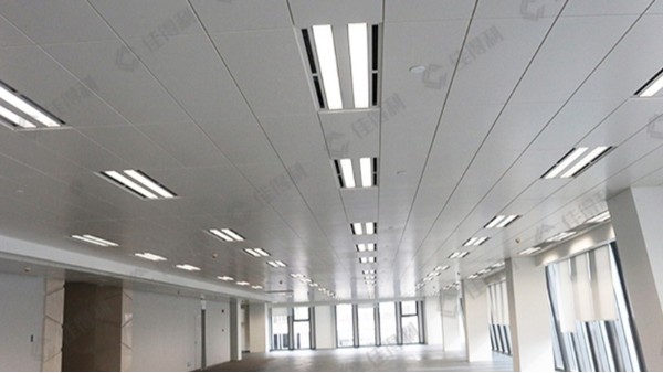 5A辦公寫字樓吸音吊頂選長條形高邊鋁扣板吊頂